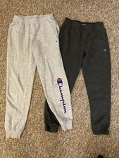 Lot Of 2 Boys Champion Sweatpants Grey