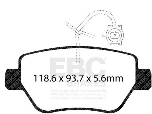 Maserati Ghibli 2015-2017 Rear Brake pad sets Set Photo - $250