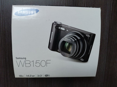 Samsung WB150F Digitalkamera Weiß Kompaktkamera 14.2 MP 18x Zoom