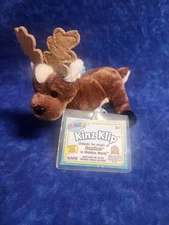Webkinz Kinz Klip HOLIDAY REINDEER WE0000239 NEW With Sealed Codes