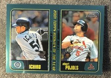 2001 Topps Traded Chrome イチロー/プーホールズ RC 2001 Topps Traded Ichiro Suzuki & Albert Pujols ROOKIE RC #T99 PSA