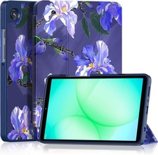 Trifold Stand Case for Samsung Galaxy Tab A11/A9 8.7 Inch 2025, Floral Design, T