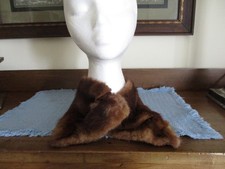 Vintage Brown Mink collar, circa 1940's