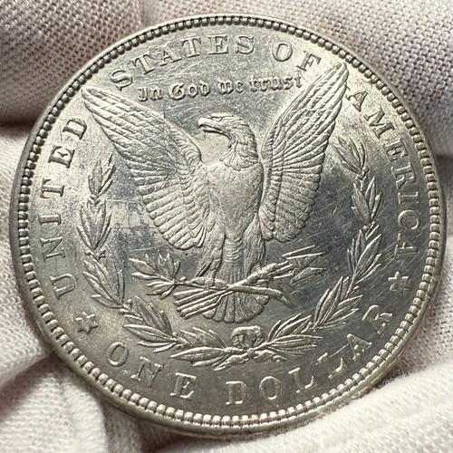 1889 Morgan Silber Dollar ~ höhere Qualität vz ~ umgekehrter Fehler Extra Blatt (L454) - Bild 3 von 3