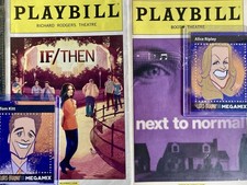 NEXT TO NORMAL_Broadway_IF THEN_Tom Kitt MUSICAL PLAYBILLS_ LOB Collectors Cards