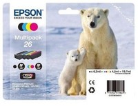 Original Epson 26 Multipack Tintenpatronen - C13T26164010 - Mhd 10/2027
