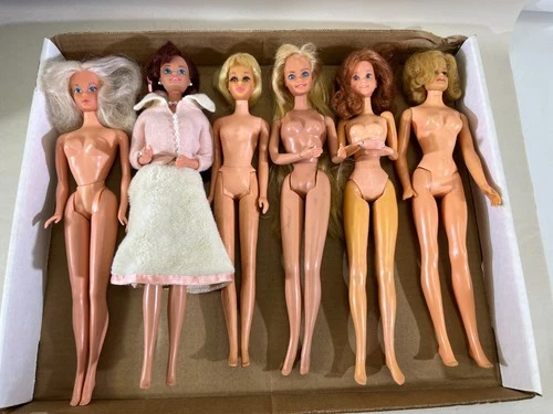 VTG Barbies Mattel IDEAL Francie Lot x6 MOD Parts Lot Charity OVER