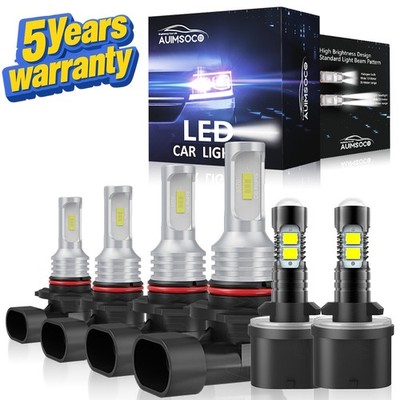 For 2002 Cadillac Escalade Base Sport Utility 4-Door 5.3L / 6.0L LED Headlights