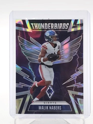 2025 Panini Phoenix Football Silver Lava Malik Nabers #39