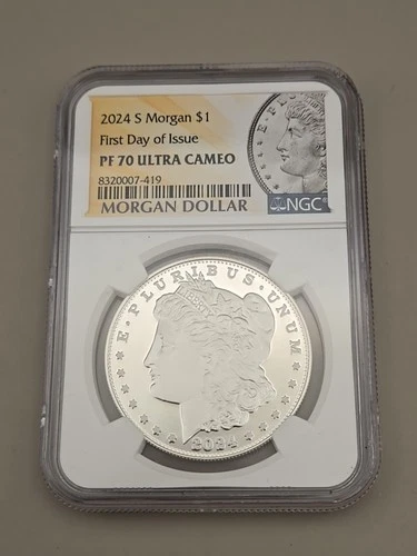 2024 S Morgan Silver Dollar $1 NGC PF 70 Ultra Cameo First Day Of Issue
