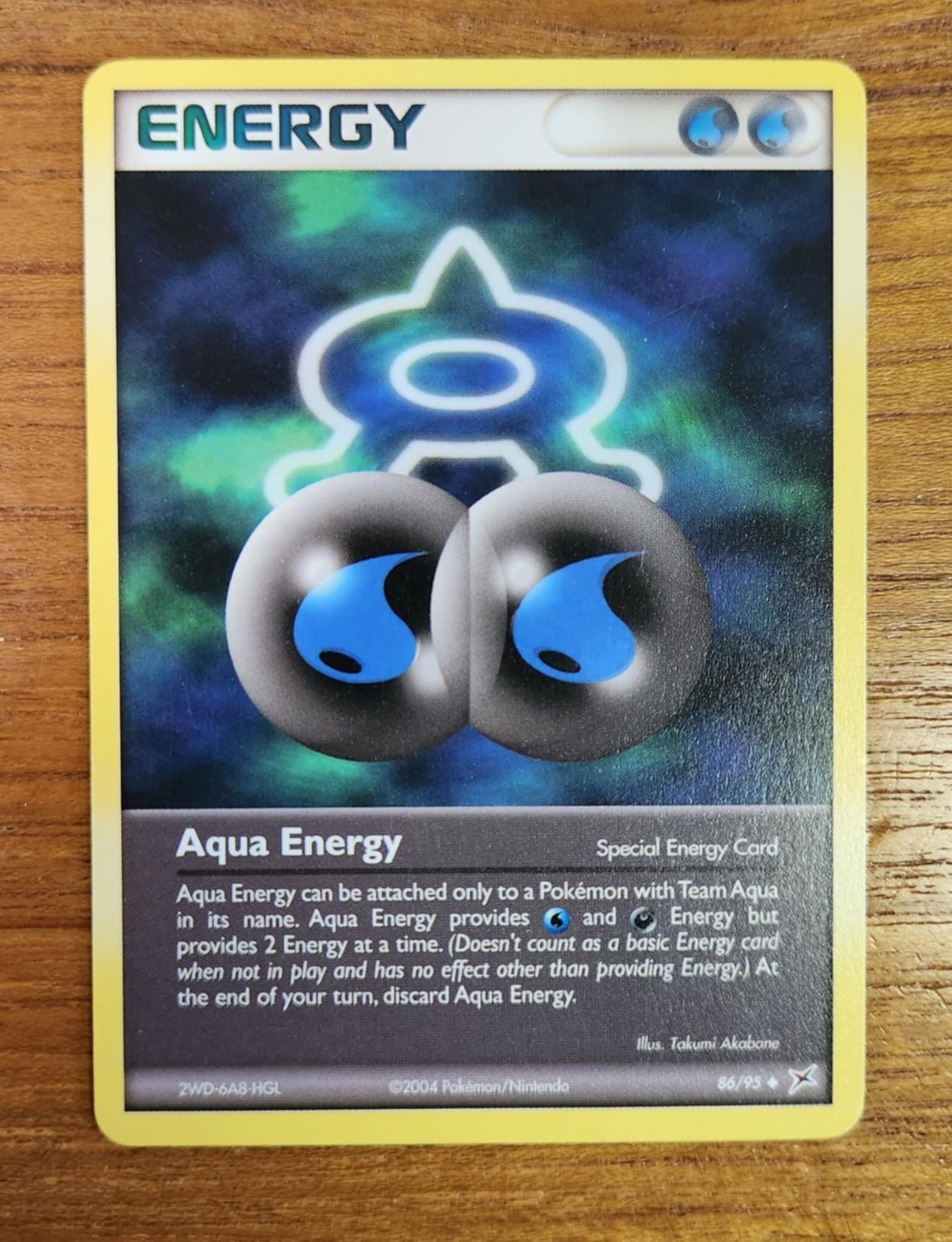 Uncommon Aqua Energy Pokemon Energy Card, Team Magma vs Team Aqua Set 86/95