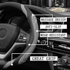 Coprivolante Auto, Coprivolante in Pelle Microfibra, Copri Volante Antiscivolo T - Miniatura 2