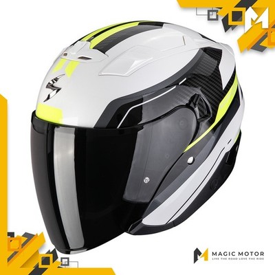 Scorpion EXO Motorradhelm Jethelm EXO-230 XL HIPE Glänzend Weiss