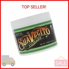 Suavecito Pomade Matte No Shine Formula 4 oz, 1 Pack - Medium Hold Hair Pomade