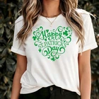 St Patricks Day T-Shirt - Irish Shamrock  2026 Gift for Him, Happy St Pat Heart