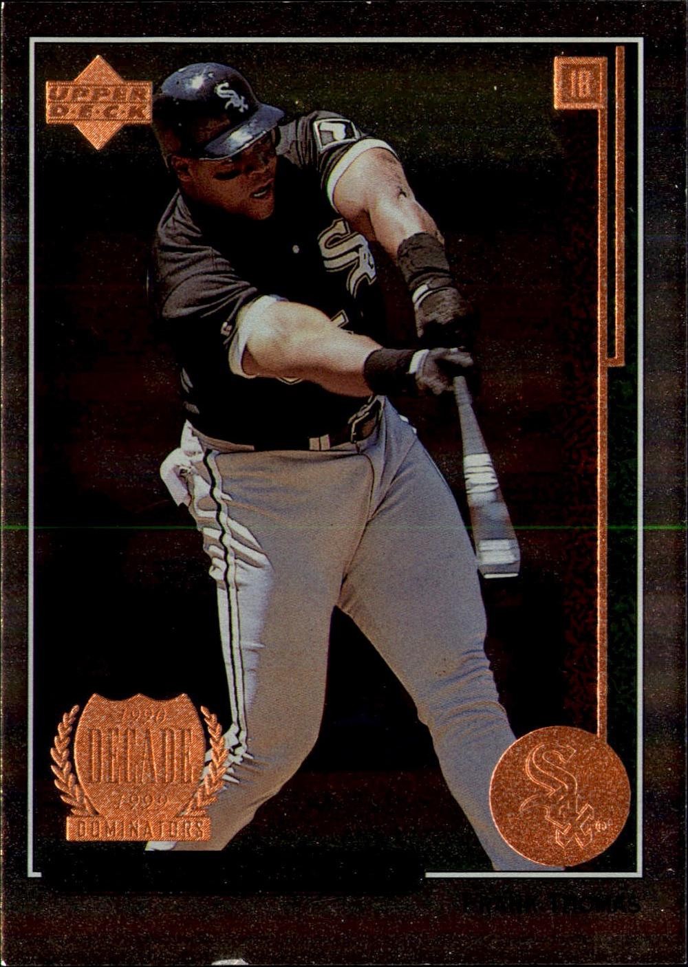 1999 Upper Deck #X13 Frank Thomas 10th Anniversary Team Double #/4000