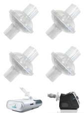 Universal Fit in-Line Bacteria Filter for Resmed Phillips CPAP/BiBAP 4 counts