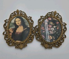 Vintage/Antique Itailian Pair Floral Print Or...