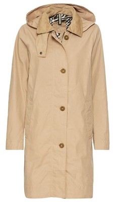 CAMEL ACTIVE Trenchcoat aus gewachster Baumwolle in Beige Gr.36 