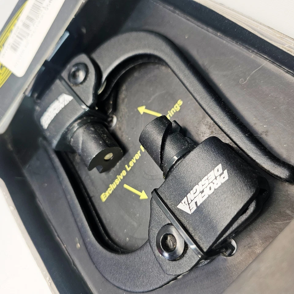 NOS DISEÑO DE PERFIL PARADA RÁPIDA 2 PALANCAS DE FRENO Tri TT Bar End Bicicleta de Carretera Foto 2 de 4