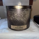 Bath & Body Works White Barn PALO SANTO 3 Wick Candle 14.5 Oz. NEW