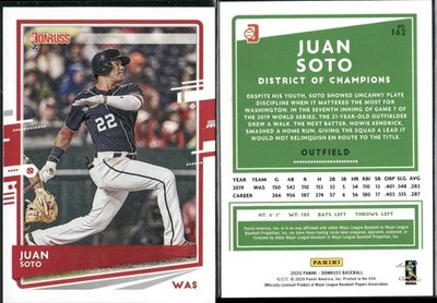   2020 Panini-Donruss - Juan Soto Nationals #162