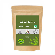 Organic Neem Leaf Extract 300mg 120-Tablet Veg Tablets Supports Healthy Skin