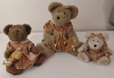 Boyds Bear Jillian G. Gingerbeary Kassie & Mary Kate Gingerbeary  3 Gingerbread