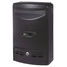 Cassetta Postale Grande da Esterno in Alluminio Grigio con Serratura