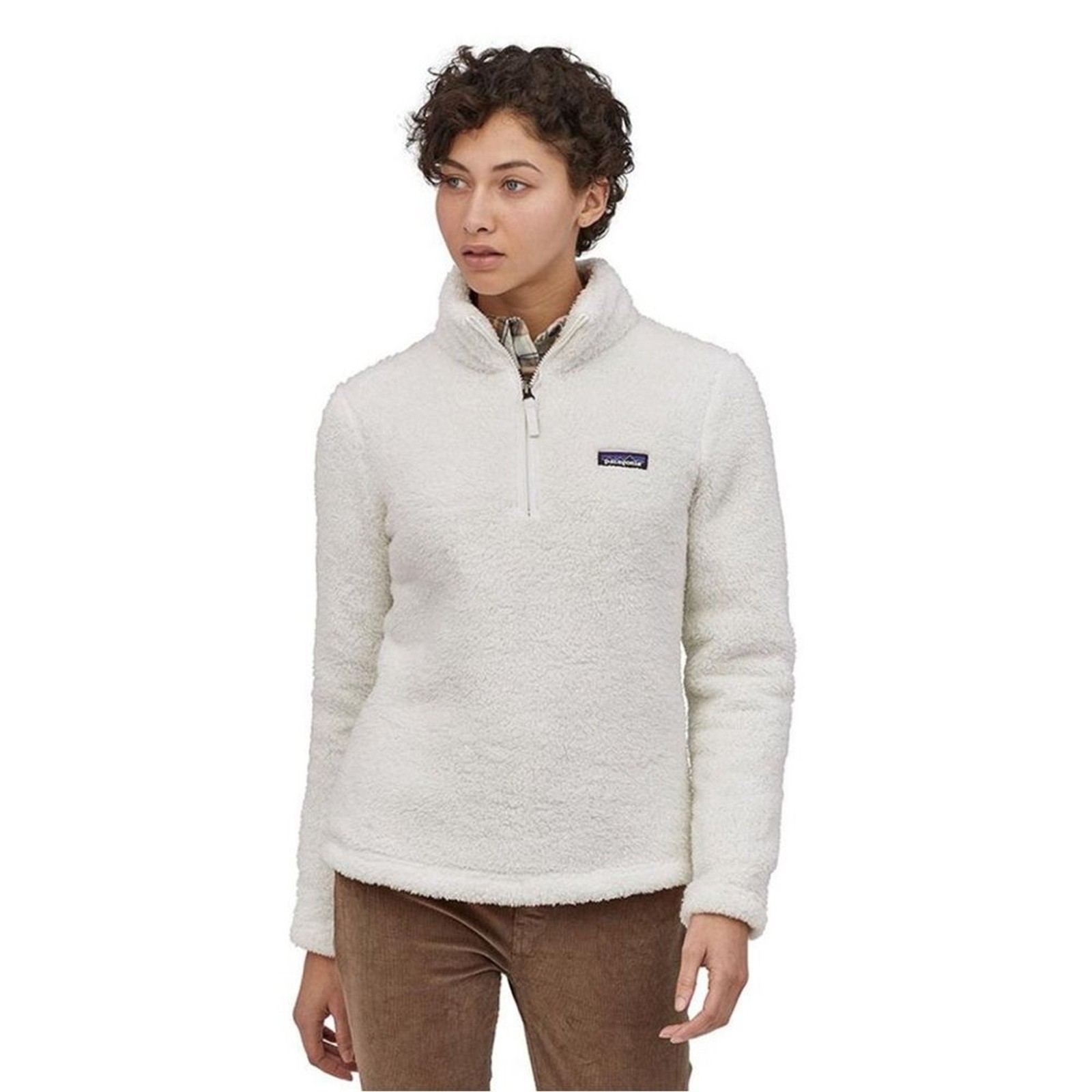 Patagonia Women’s White Los Gatos 1/4 Zip Fleece Size Small Quarter Zip Athletic thumbnail 2