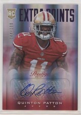 2013 Prestige Rookie Extra Points Purple Signatures /100 Quinton Patton Auto 0f3