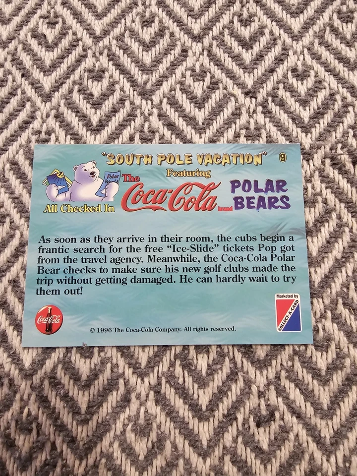 Vintage 1996 Lot Of 14 Coca-Cola Trading Cards Polar Bears - Image 3 of 4