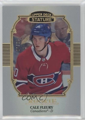 2019-20 Upper Deck Stature Rookies Portrait Variant /85 Cale Fleury #181 0f7x - Image 1 of 3
