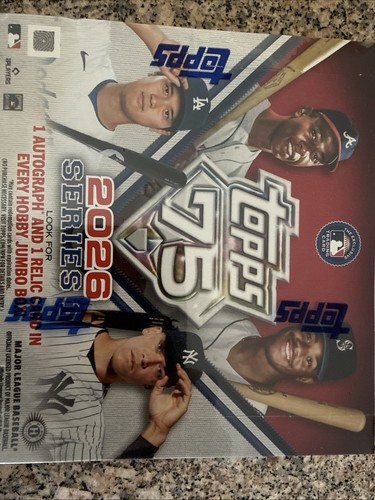 2026 Topps Series 1 Baseball Factory Sealed Jumbo Box