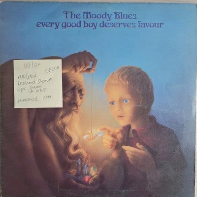 The Moody Blues Every Good Boy Deserves Favour Vinyl Record VG/G+ THS5 1971