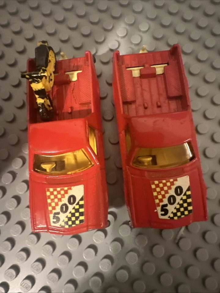 2x Lesney Matchbox Superfast 1977 Red Holden Red Pick-Up No. 60 England - Image 4 of 4