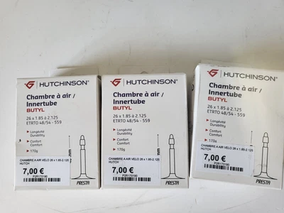 HUTCHINSON Lot de 3 chambres à air 26 x 1.85-2.125 presta 48 mm - Photo 1/2