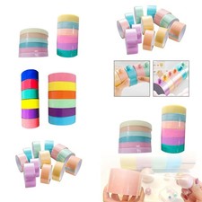 12 Pieces Creative Sticky Ball Tape DIY Colored Ball Tape Educational Toy DIY
