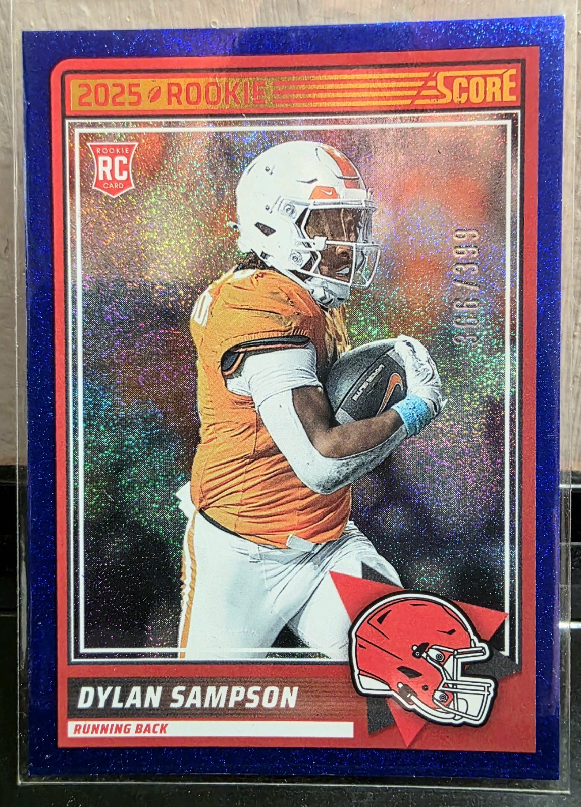2025 Score - Rookies Dylan Sampson #52 Blue Dots /399 (RC)