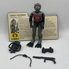 GI Joe 1985 Cobra Eels 100% Complete Vintage ARAH Action Figure With File Card