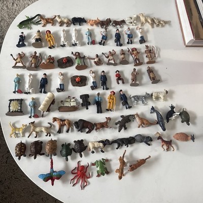 Lot Of 75 Individual Safari Ltd Good Luck Minis (Mini Animals, People)