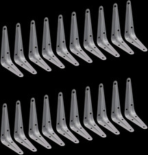20 Small London Shelf Brackets 100 X 75mm Shelving Wall Mount Support L Shape