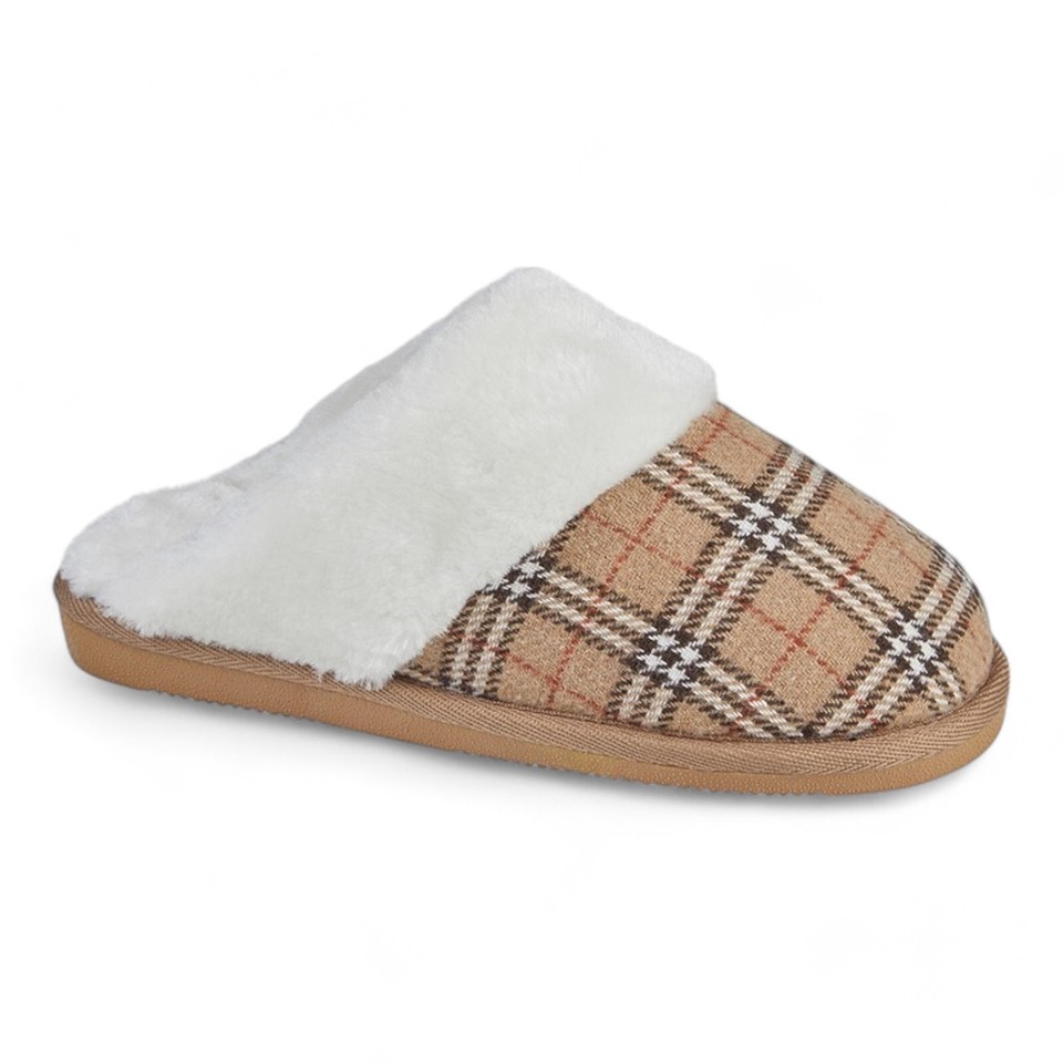 Sleepers Women's Amy Spotted Knit Mule Slippers - Fuchsia/Multi, Size 10 US