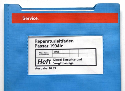 VW Passat 3A (B4), Diesel-Einspritz-/Vorglühanlage 1.9 l-Motor AAZ, Reparatur