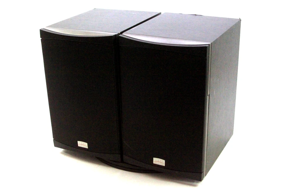 Set of 2 Phase Technology Velocity V-4 Bookshelf Speaker Pair Black - Image 2 of 4