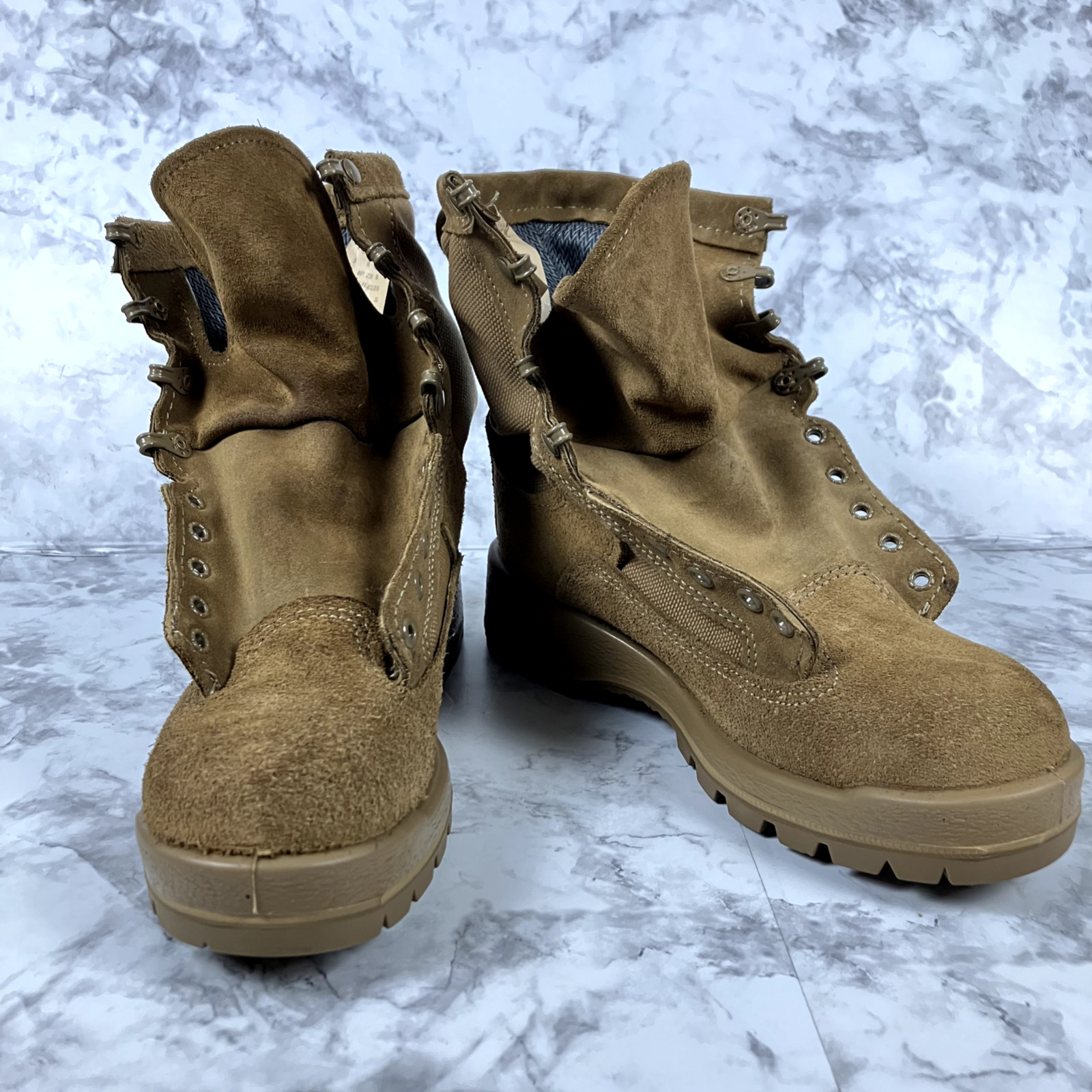 Bates Gore-Tex Military Combat Vibram Boots Army Tan Men Sz 5R Women 7 - E30800A