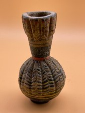 CIRCA 200 - 300 AD ANCIENT ROMAN GLASS IRIDESCENT MEDICINE BOTTLE