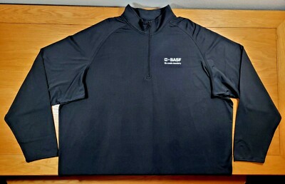 BASF ''We Create Chemistry'' Logo 1/4 Zip Lightweight Performance Jacket Men's 4XL