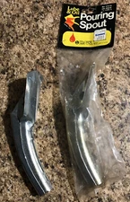 Vintage NWT NOS Hollywood Accessories LUBE & OIL Chrome Plates Pouring Spout