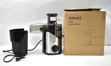 Juilist Juicer Machine 3" Wide Mouth 3 Speed Centrifugal Silver Blender Device